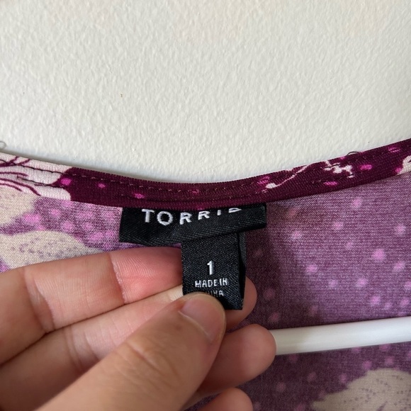 Torrid Mini Studio Knit Wrap  Dress - Picture 3 of 3